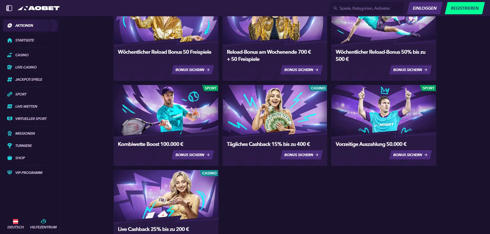 NaoBet Casino Willkommensbonus – 120% bis €500 plus 240 Freispiele